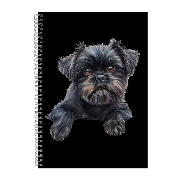 Affenpinscher A4 Notebook Spiral Lined Notepad Dog Idea 332