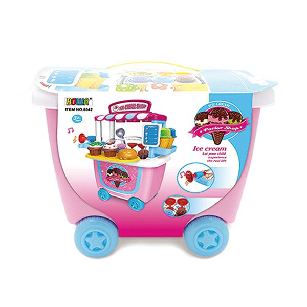 31pc Kids Pretend Ice Cream Parlour Shop on Wheels