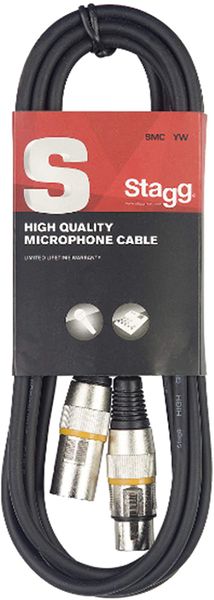 Stagg SMC3 YW 3 m XLR to XLR Microphone Cable (parallel import)