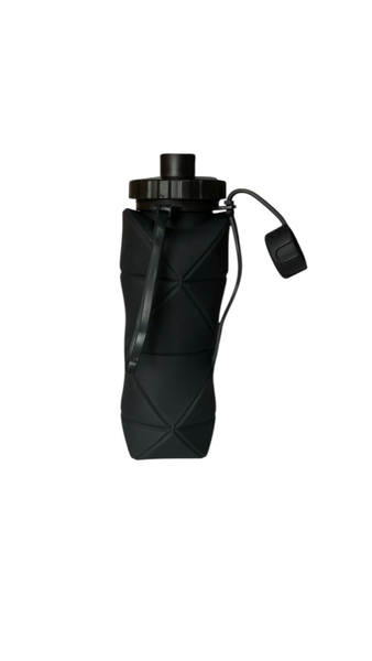 600ml Fodable Silicone Water Bottle BPA Free Sports Camping Hiking Bottle