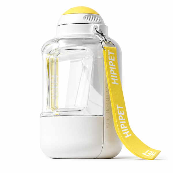 Portable Dog Water Bottle with Food Container Leakproof Travel Pet Feeder