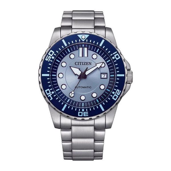 Citizen Mens Silver Stainless steel Strap Watch - NJ0178-81M