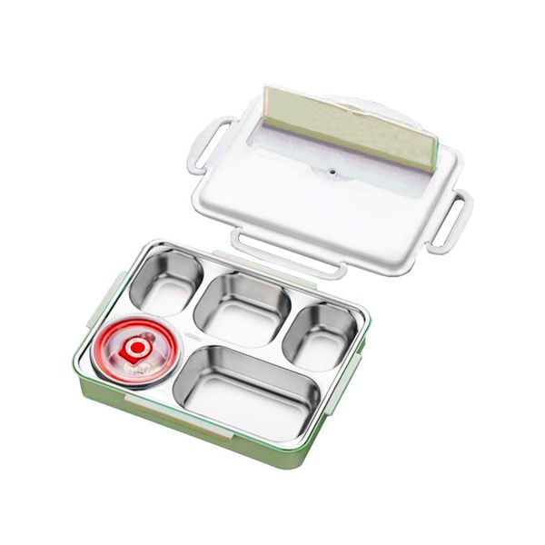 5 Compartment Stainless Steel Lunch Box