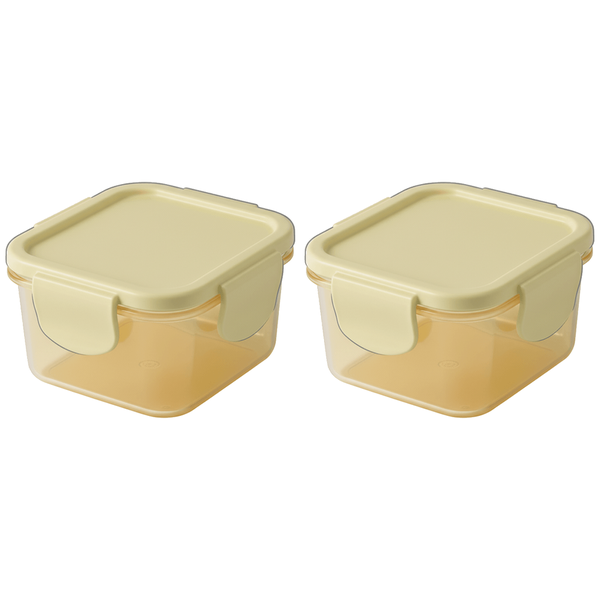 Plastic Kids Lunchboxes - 2 Pack