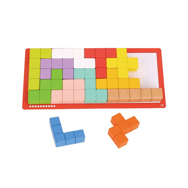 Tooky Toy - Wooden Puzzle Cubes