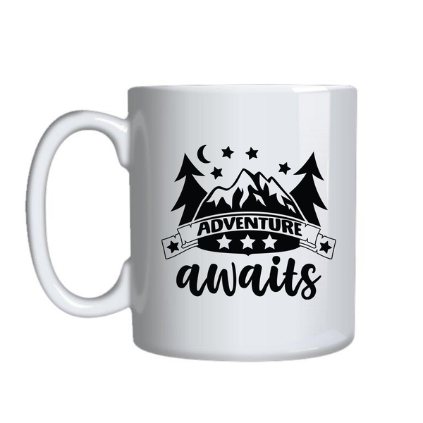 Adventure Await Mugs for Adventure Lovers Trendy Graphic Cup Present 013
