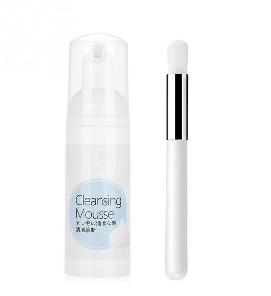 Eyelash Cleansing Mousse and Brush