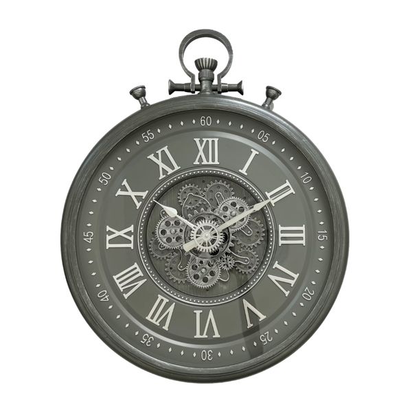 Vintage Skeleton Battery Powered Analogue Wall Clock