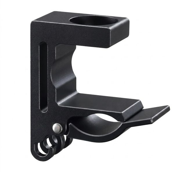 Magnetic Golf Cart Holder Dual Slot Aluminum Stand with Hook