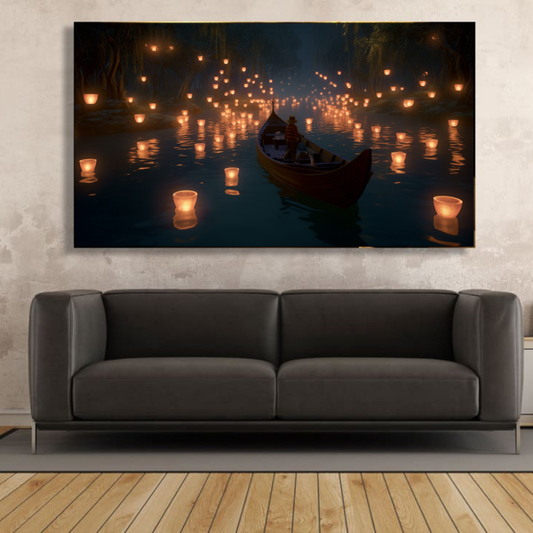 Canvas Wall Art - Enchanted Waters Abstract - MI0117