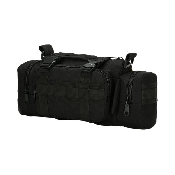 ALANES Outdoor Sports Hiking Pack Tactical Messenger Bag-Black