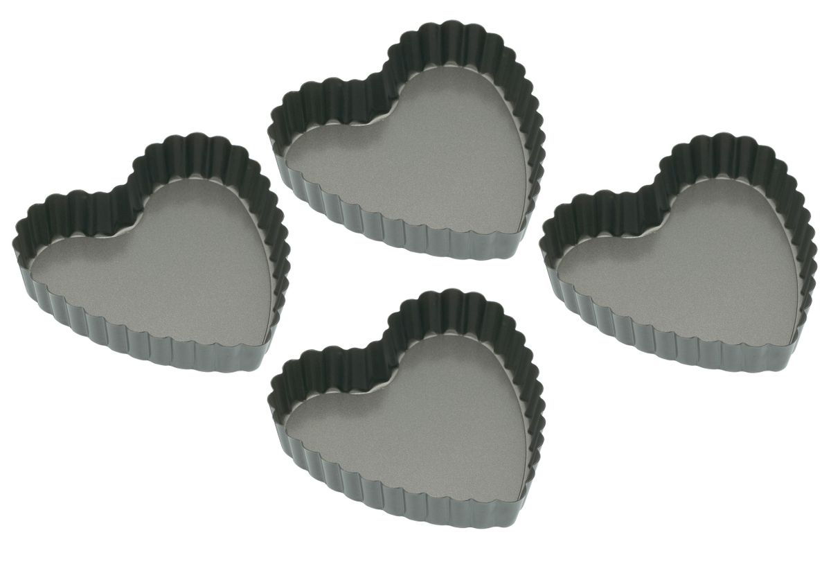Kitchen Craft NonStick Mini Fluted Flan / Tart Tins Buy Online in