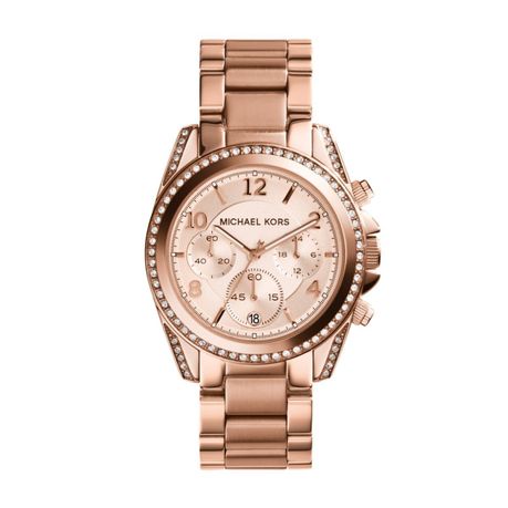 Michael Kors Women's Blair Rose Gold Round Stainless Steel Watch - MK5263 |  Buy Online in South Africa 