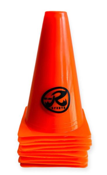 Ronex Agility Training Sport Cone - 15cm/6 inch - Pack of 10