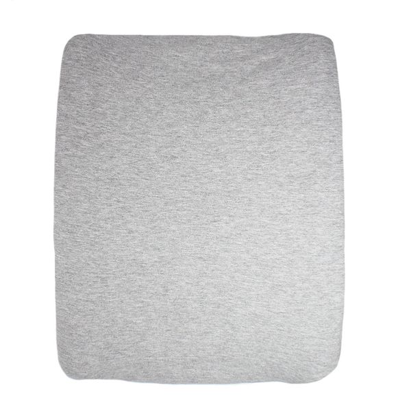 2in1 Changing Mat Cover/Moses Basket Fitted Sheet Grey Melange