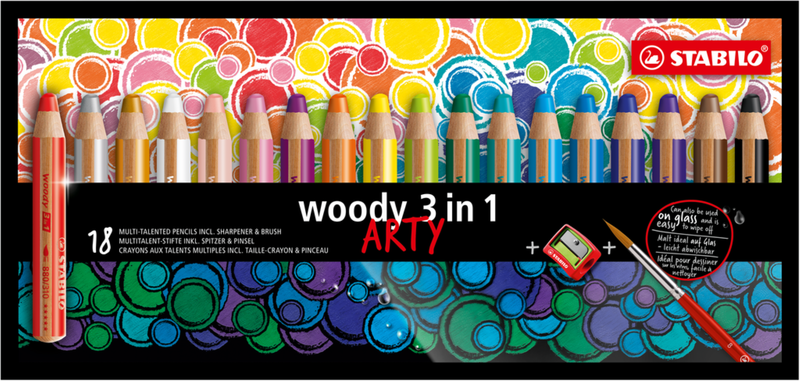 STABILO Woody 3in1 18 Wallet ARTY