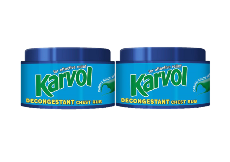 Karvol Decongestant Chest Rub 50g x 2 Pack