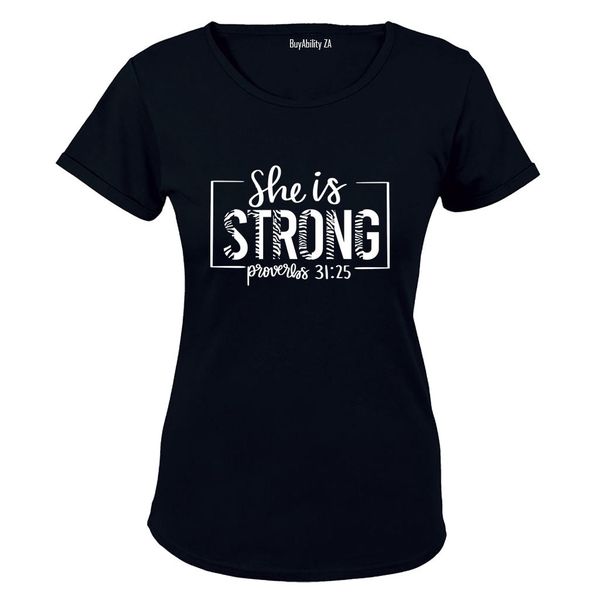 She is Strong - Ladies - T-Shirt