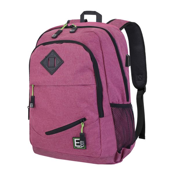 Back to School Backpack with Laptop Compartment - Pink