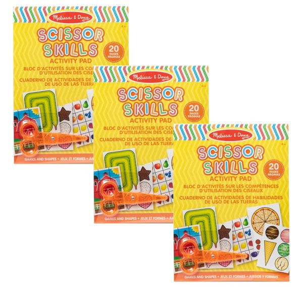 Melissa &amp; Doug Scissor Skills Activity Pads Bundle of 3