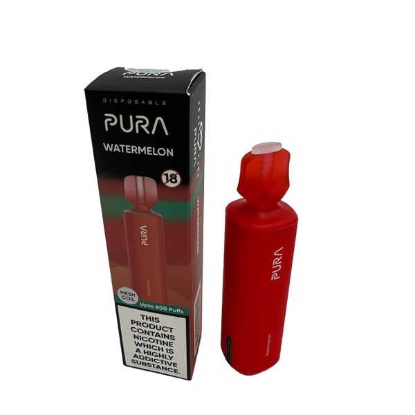 Pura 800 Puffs Watermelon Flavour - 20mg