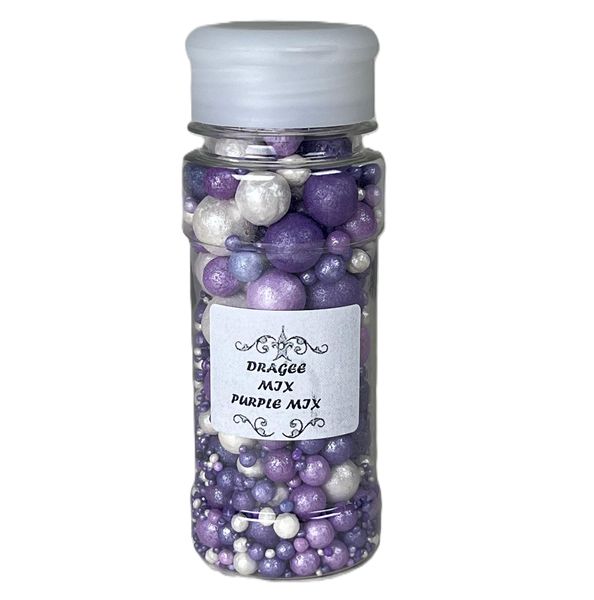Akamai - Purple Glitter Mix Sprinkles 140g