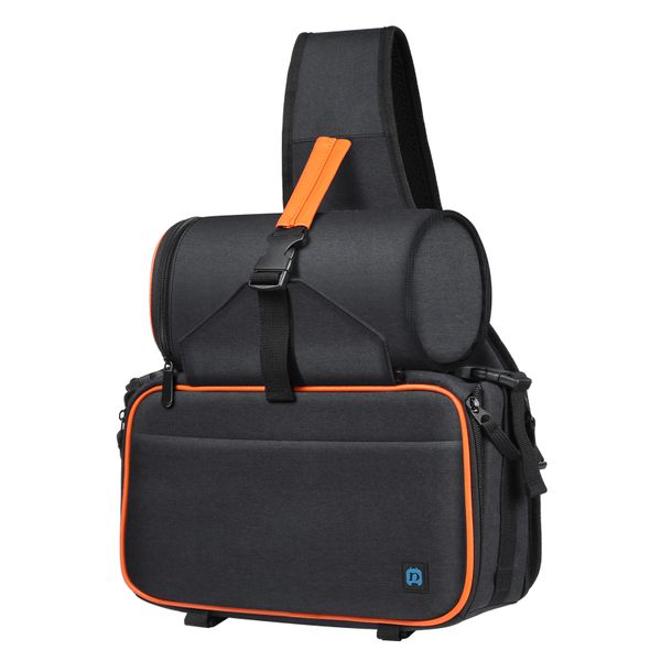 PULUZ Crossbody Camera Bag with Removeable Lens Bag.
