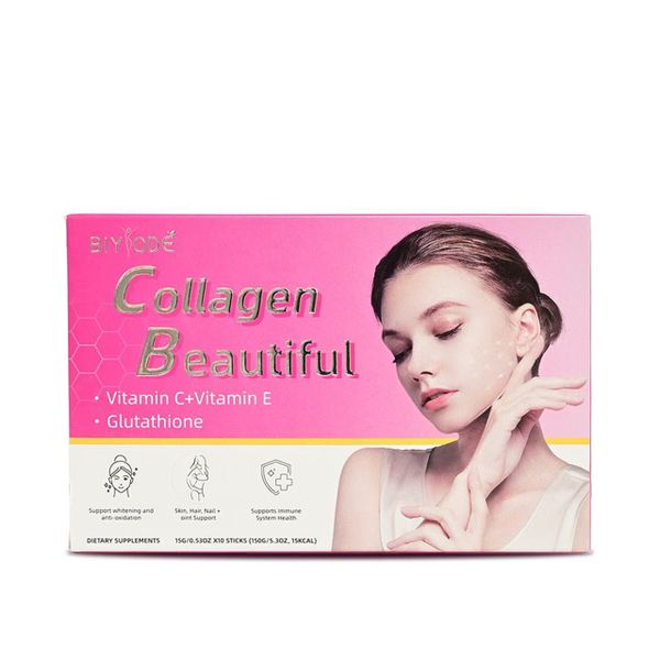 BIYODE Collagen 10 Packs Beauty Jelly, + Enhance Immunity