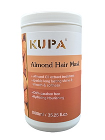 Silky Smooth Hair with KUPA Almond Hair Mask - 1000ml | Shop Today. Get