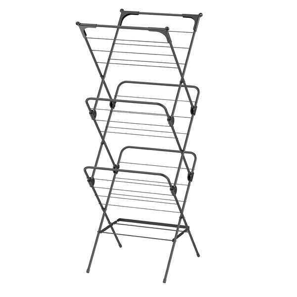 Steel Foldable Laundry Rack - Tall, Portable &amp; Space-Saving