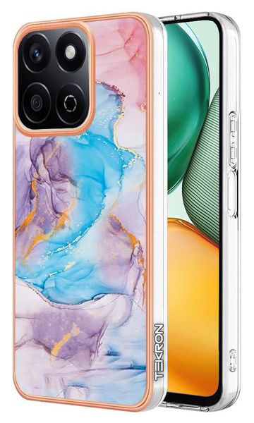 TEKRON Marble Design Slimfit Shockproof Fashion Case Designed for Honor X7c