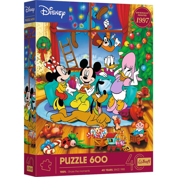 Trefl- 40th anniversary - Mickey Mouse &amp; Friends - 600 Piece
