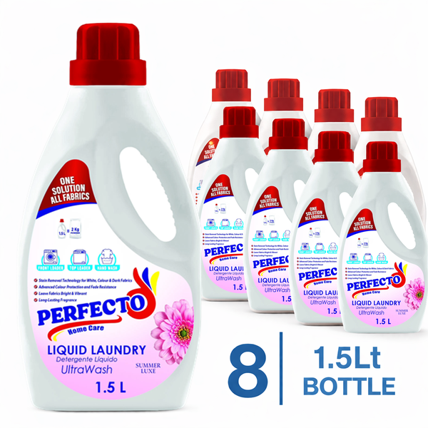 8Pk | Liquid Laundry Detergent | 1.5L | Summer Luxe | Perfecto