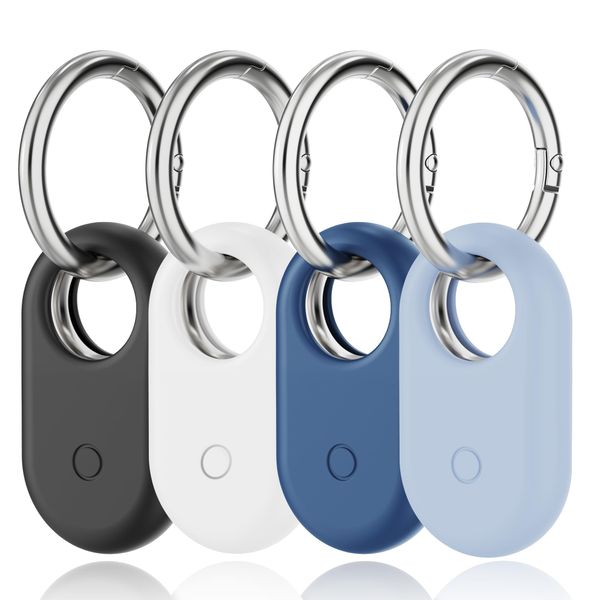 4 Pack AirTag Silicone Case Compatible with Samsung Galaxy SmartTag 2