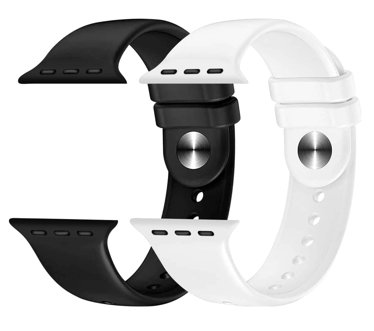 Watch straps compatible with apple watch 2pc 42 44 45 46 49 mm soft