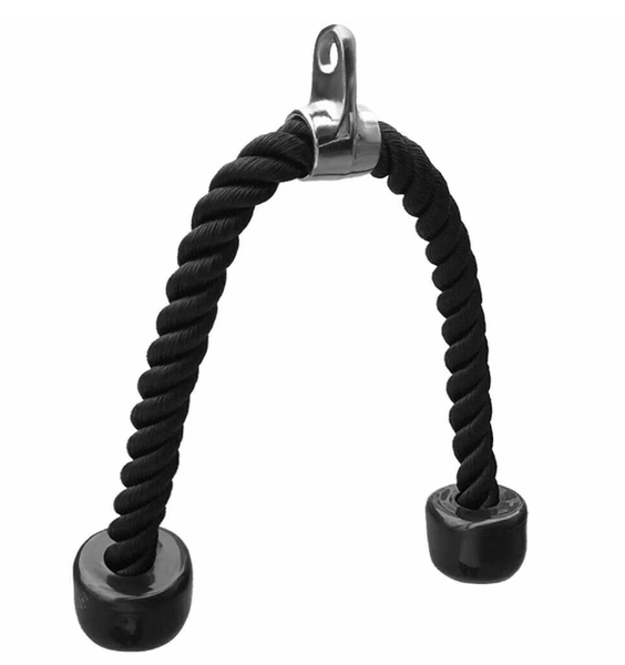 Nylon Triceps Training Band, 70cm, Maximum Load Capacity 200kg, Black