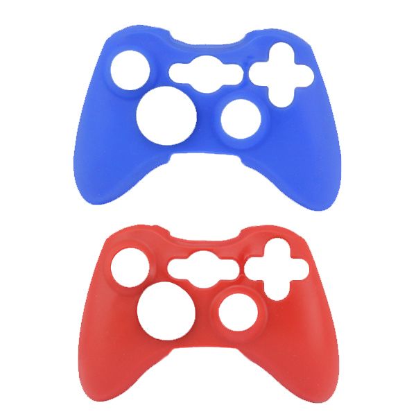 Unibright Silicone Covers (Pack of 2) Red and Blue for Xbox360