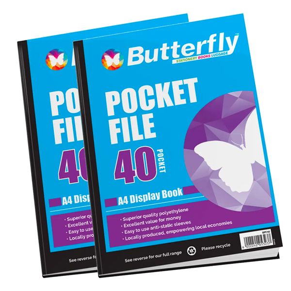 A4 50 M 40 Pocket Display Book X 2 image