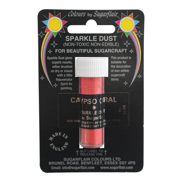 Sugarflair Sparkle Dust Non Toxic Sugarcraft Cake Glitter Decoration