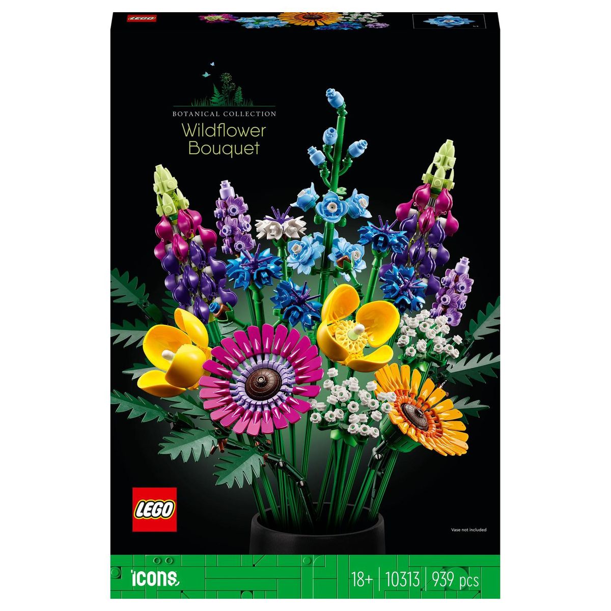 LEGO® Icons Wildflower Bouquet 10313 Building Blocks Toy Set; Flowers ...