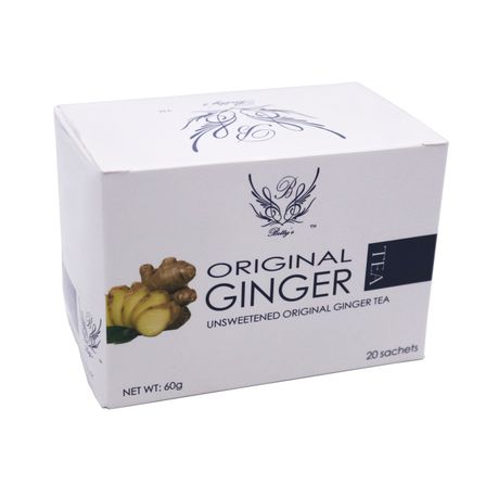 Betty's Original Ginger Tea (Unsweetened Ginger Tea) - 20 Sachets Image