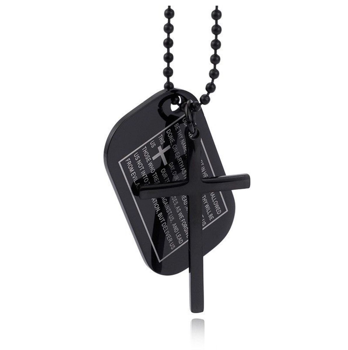 S & C Religious Jewelry Tags Prayer Cross Pendant Necklace Shop Today