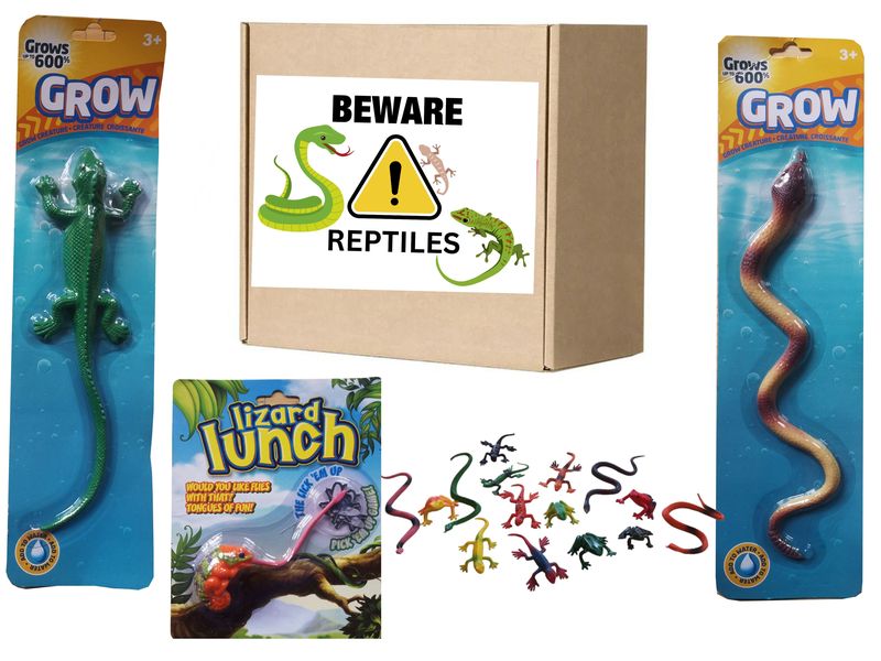Reptile Toys - Lizards, Snakes and Frog Figures