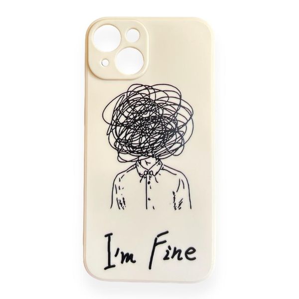 AMA Silicon Protective Case I Am Fine for iPhone 14 Pro Max