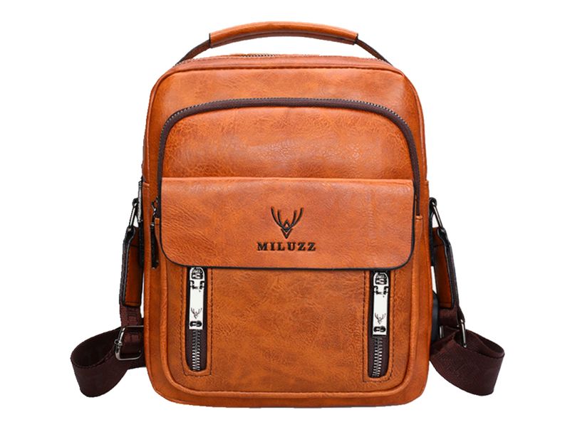 Miluzz Men Shoulder Bag with USB Charging Port