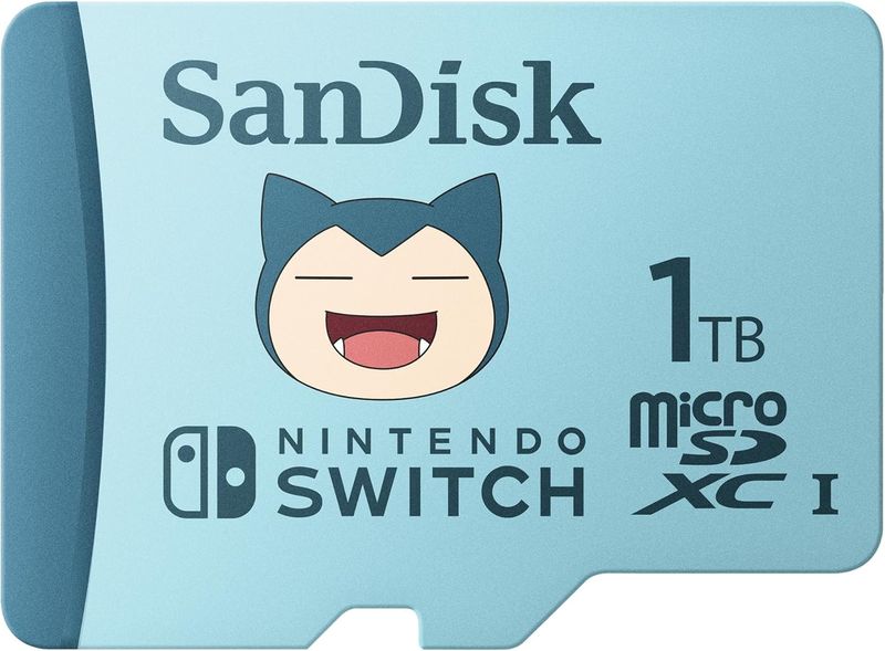 SanDisk microSDXC Card for Nintendo Switch 1TB Pokemon Snorlax