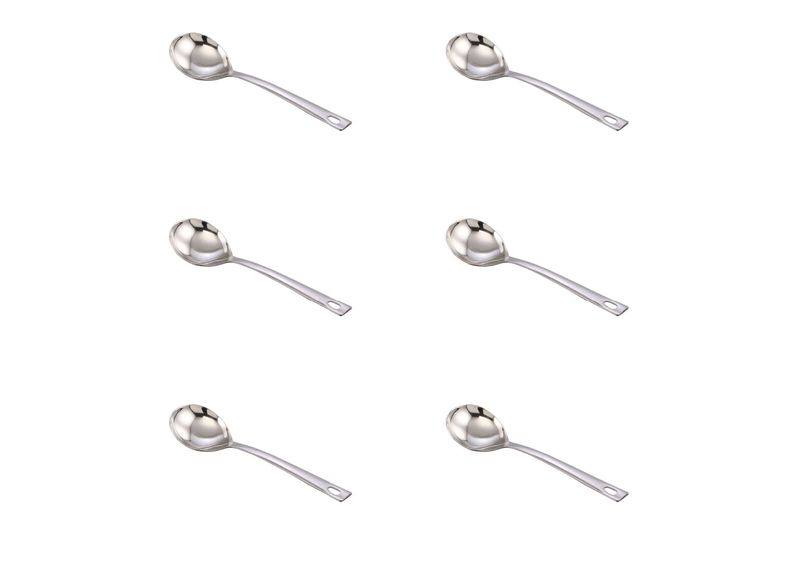 Stainless Steel Serving Spoon - Set of 6
