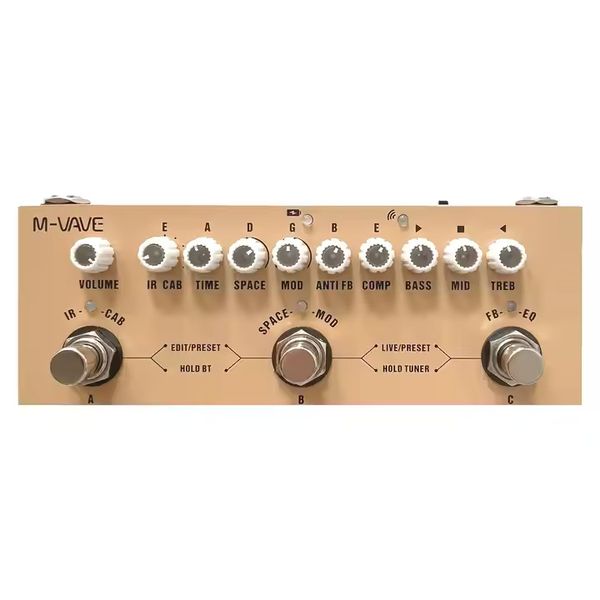 M-VAVE Cube Baby Acoustic Multi-Effects Pedal