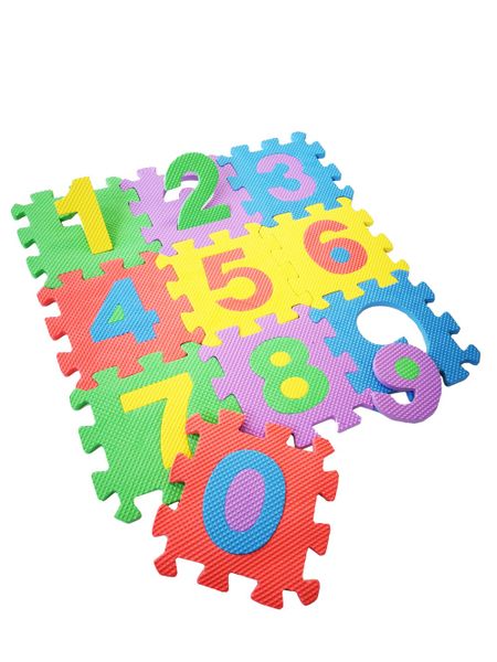 Number Educational Foam Floor Mat for Kids - 10 Piece