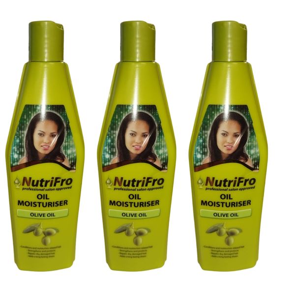 NutriFro - Oil Moisturiser - Olive Oil - 300ml Pack of 3